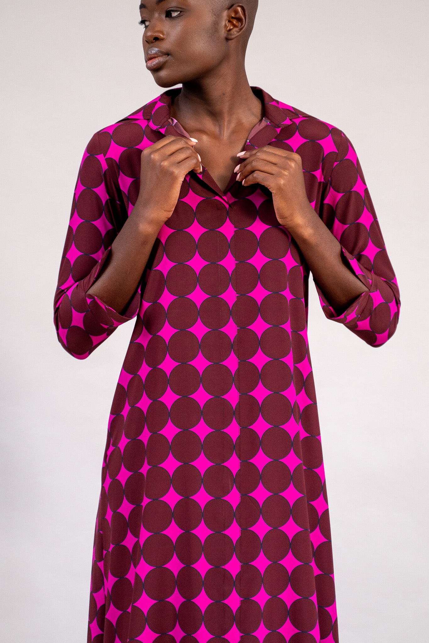 #color_hot pink polka dots