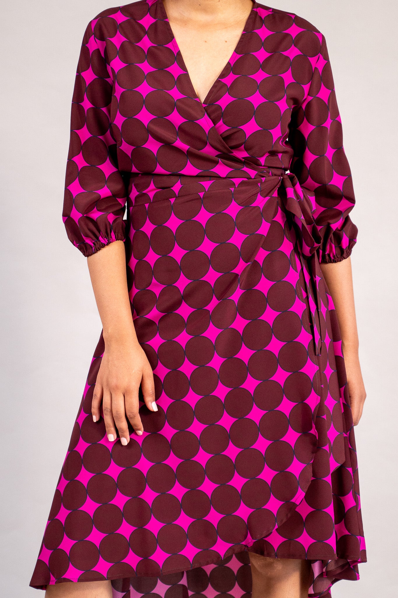 #color_hot pink polka dots