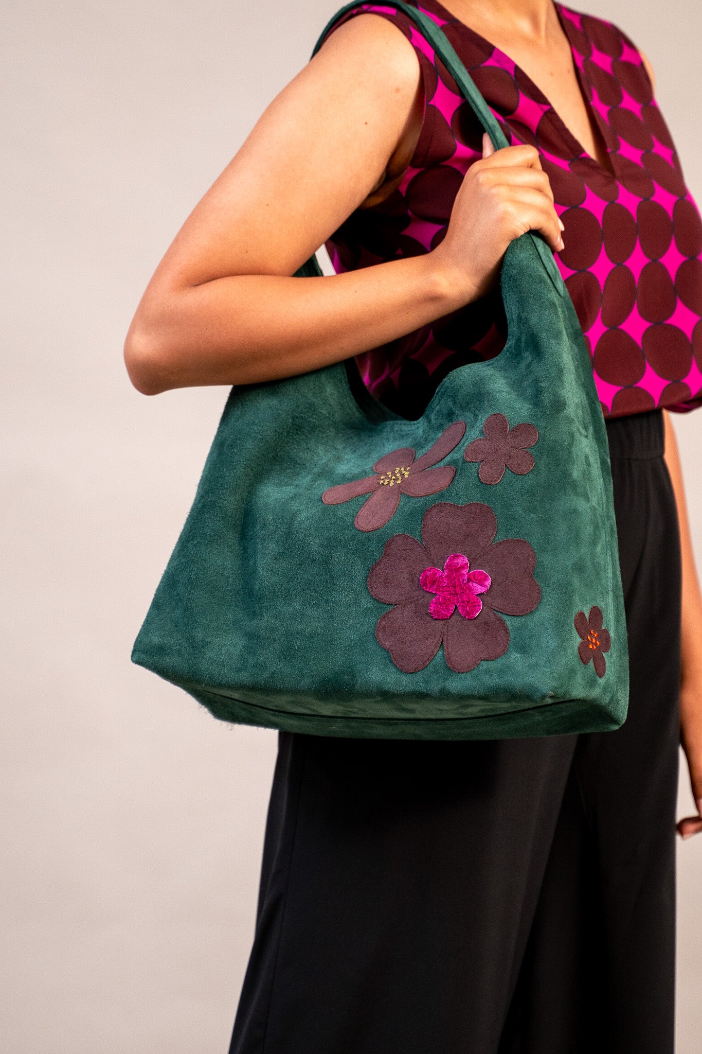 Deepa Tote Bag In Teal